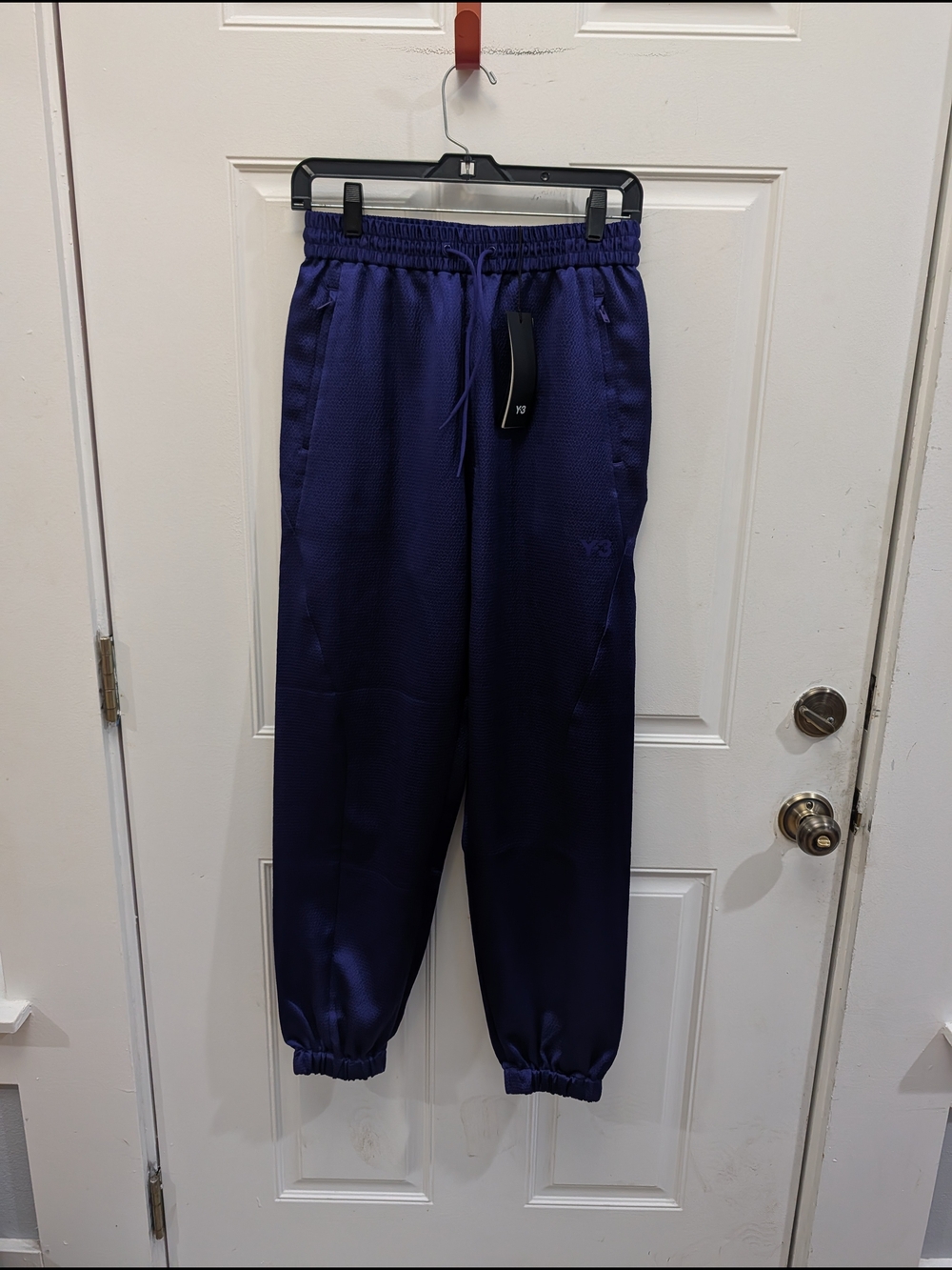NWT Y-3 Logo Print Purple Track Pants - Picture 5 of 11